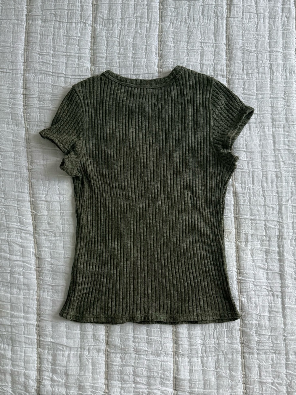 Everlane Cozy Rib Tee - Picture 6 of 10